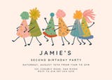 Party Hats - Birthday Invitation